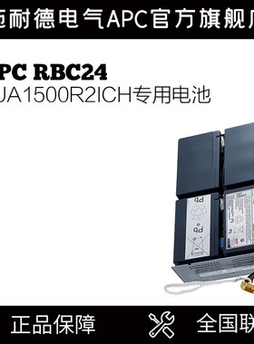 施耐德 APC原装内置电池RBC24 SUA1500R2ICH专用电池不带线和支架