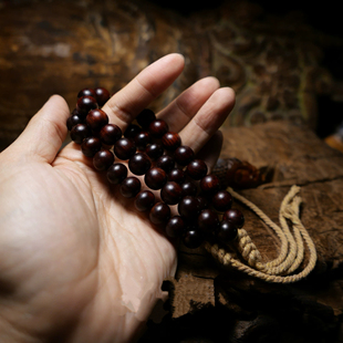 天然小叶紫檀33颗泰斯比哈礼拜赞珠民族Muslim礼拜念珠手串手链