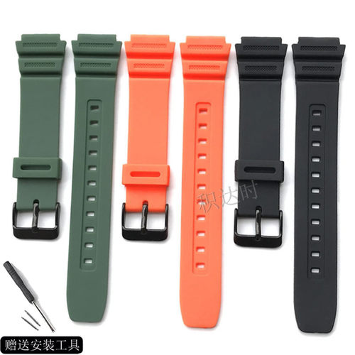 适配卡西欧AE12001300树脂表带