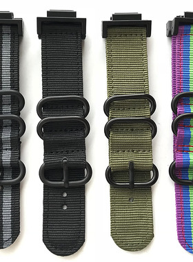 适配卡西欧g-shock GW-M5610 DW-5600 GA-110 GD120帆布尼龙表带