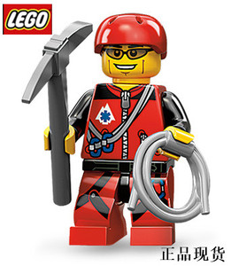 乐高LEGO 抽抽乐第十一季 71002 绝版 #9 登山者 原封