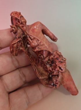 迷你 手涂 解刨模型场景配件玩具人偶3d打印成品模型道具摆件
