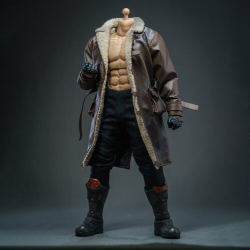 1/12 北冥8分6寸壮素体GW ml vtoys mafxe贝恩有内里毛领长皮衣