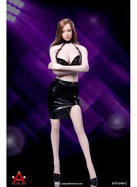 接单 御车族 ACPLAY 1/6 ATX048 性感女皮衣短裙套装 六款色