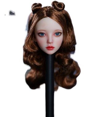 SUPER DUCK 1/6兵人 女头雕 SDH033 ABC 共3款 萌萌头雕现货