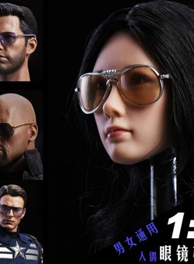现货1:6 YMtoys兵人偶用太阳镜模型 MK47托尼用眼镜潮流男女通用