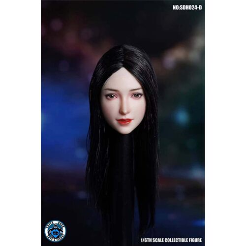 现货SUPER DUCK 1/6女兵人头雕模型 SDH024女头雕 共四款