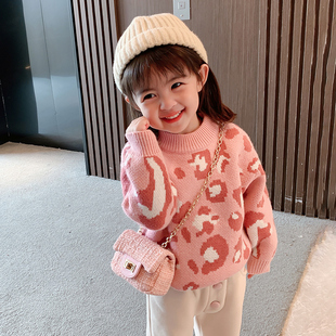 女童毛衣内搭2025新款儿童打底衫秋冬装宝宝针织秋季小童洋气上衣