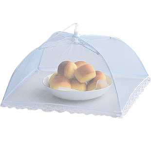 可折叠2024新款菜罩防虫防苍蝇放剩菜剩饭餐桌遮尘神器家用罩子