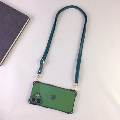 苹果16pro手机壳硅胶简约带挂绳