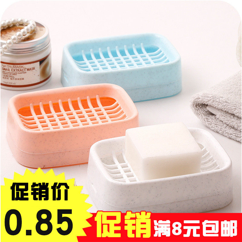 浴室沥水双层糖果色皂盒创意塑料旅行香皂盒耐用手工皂托肥皂架子|msdalam kategori keluarga/Alat Pembersihan peribadi, perkakas kebersihan/aksesori bilik mandi, kotak sabun - dari Buy2taobao.com untuk memberikan perkhidmatan ejen Taobao profesional membeli