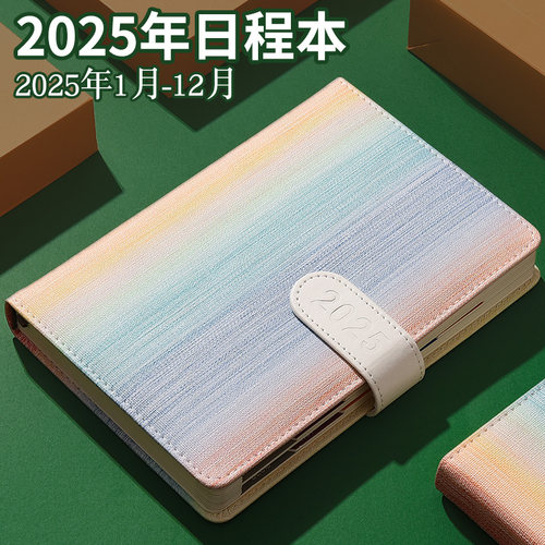 2026日程本一天1页计划本手账记事本A5加厚打卡规划本压印LOGO邮