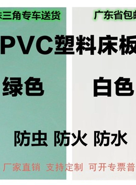 塑胶床板PVC学校宿舍防虫硬板上下铺板定制工厂铁床单人塑料床板