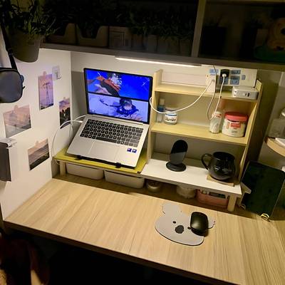 桌缝延长板宿舍桌面加宽置物架封信填充板寝室挡桌缝神器电脑增高