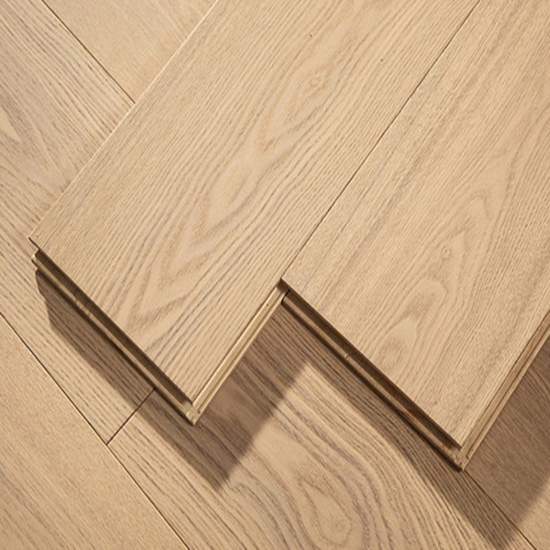 水曲柳原木大板新三层实木复合地板家用锁扣地热地板