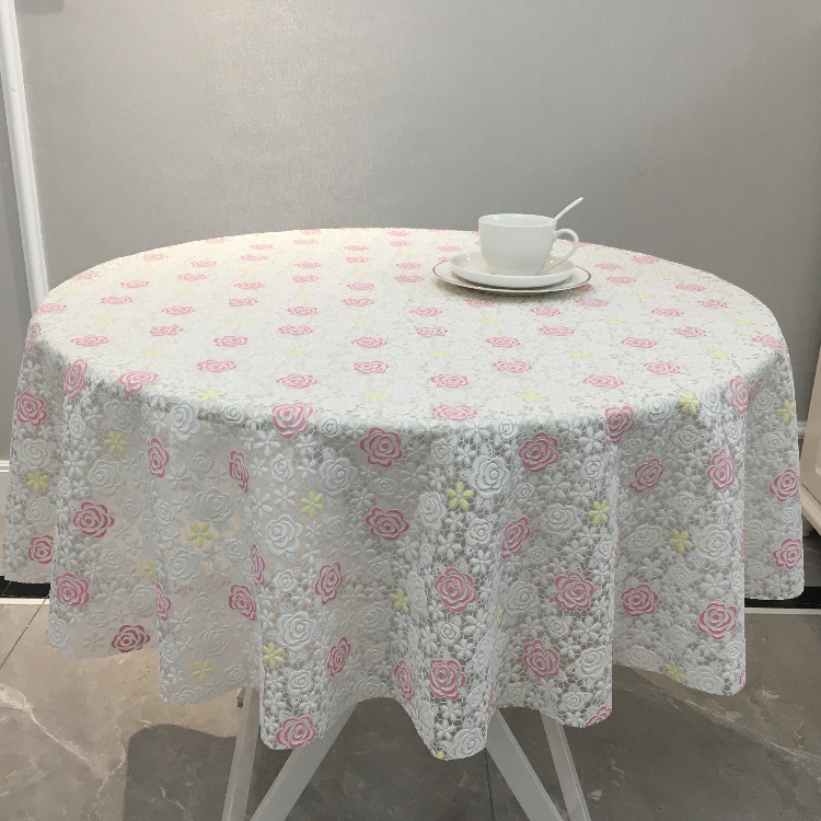 防滑免洗pvc塑料茶几圆台布