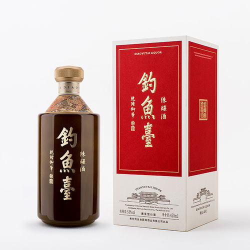 钓鱼台450ml陈酿酒53度