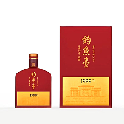 【官方直营】钓鱼台1999酒贵州酱香型白酒53度粮食酒500ml1瓶