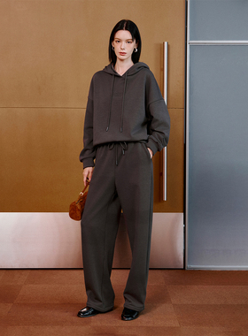 CLMX 高克重加绒蓬松亲肤面料 VTG美式工装风连帽卫衣/抽绳直筒裤