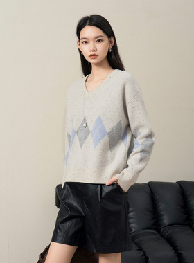 CLMX无束缚哑光羊皮肌理感金属丝PU皮老钱风直筒版型显瘦显高短裤