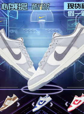 Nike Dunk  Low SE 耐克男款白灰低帮防滑正品板鞋 FJ4188-100