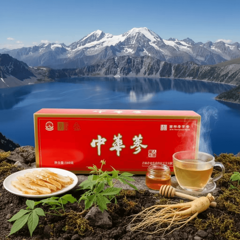 长白山红参片礼盒装320g滋补养生人参片茶正品独立小盒装传统工艺