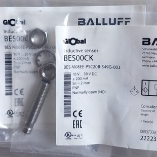 003 原装 BES00CK S49G PSC20B BALLUFF巴鲁夫传感器BES M08EE