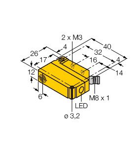 现货原装Turck 图尔克 BI5U-Q12-AN6X2-V1131-电感式接近开关
