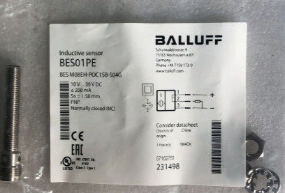原装BALLUFF巴鲁夫传感器BES01PE BES M08EH-POC15B-S04G接近开关