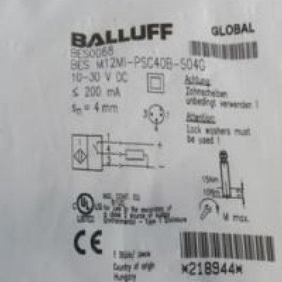 原装BALLUFF巴鲁夫传感器BES M12MI-PSC40B-S04G BES0068接近开关