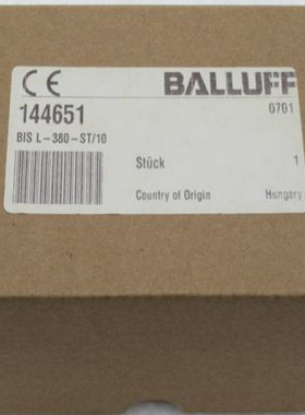 原装BALLUFF巴鲁夫传感器BISL-380-ST/10 BIS L-380-ST/10
