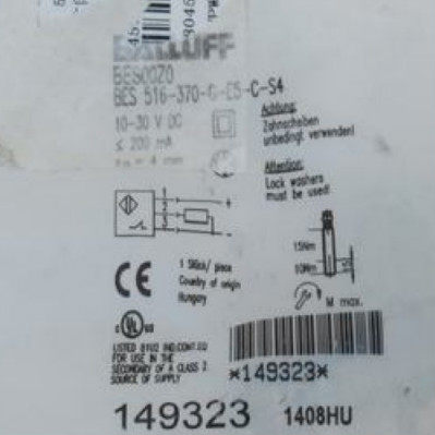 原装BALLUFF巴鲁夫传感器BES 516-370-G-E5-C-S4接近开关