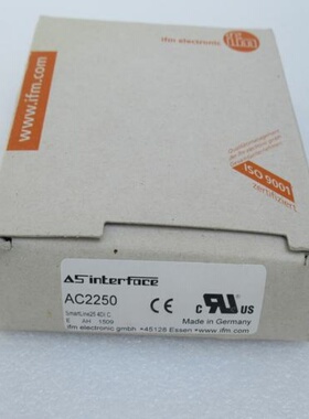 正品易福门IFMAS-Interface控制柜器模块 AC2250 SmartL25 4DI C