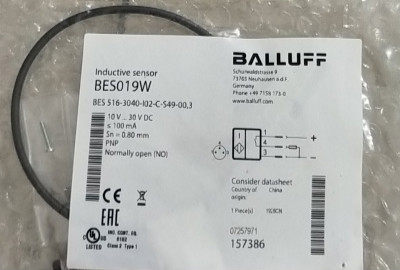 原装BALLUFF巴鲁夫传感器BES019W  BES 516-3040-I02-C-S49-00,3