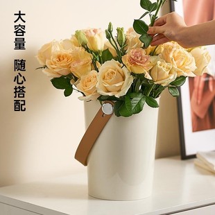 醒花桶家用鲜花养花束插花塑料桶花店专用深水养花装花花筒落地式