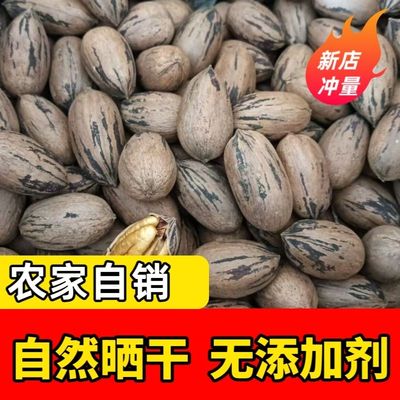2025年新货碧根果带壳散装原味长寿果山核桃坚果休闲零食