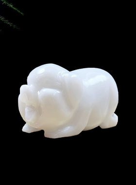 玉石招财镇宅客厅玄关办公室摆件