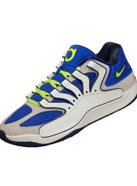 NIKE ZOOM KD 18 舒适时尚实战低帮篮球鞋白蓝色 HV1991-400
