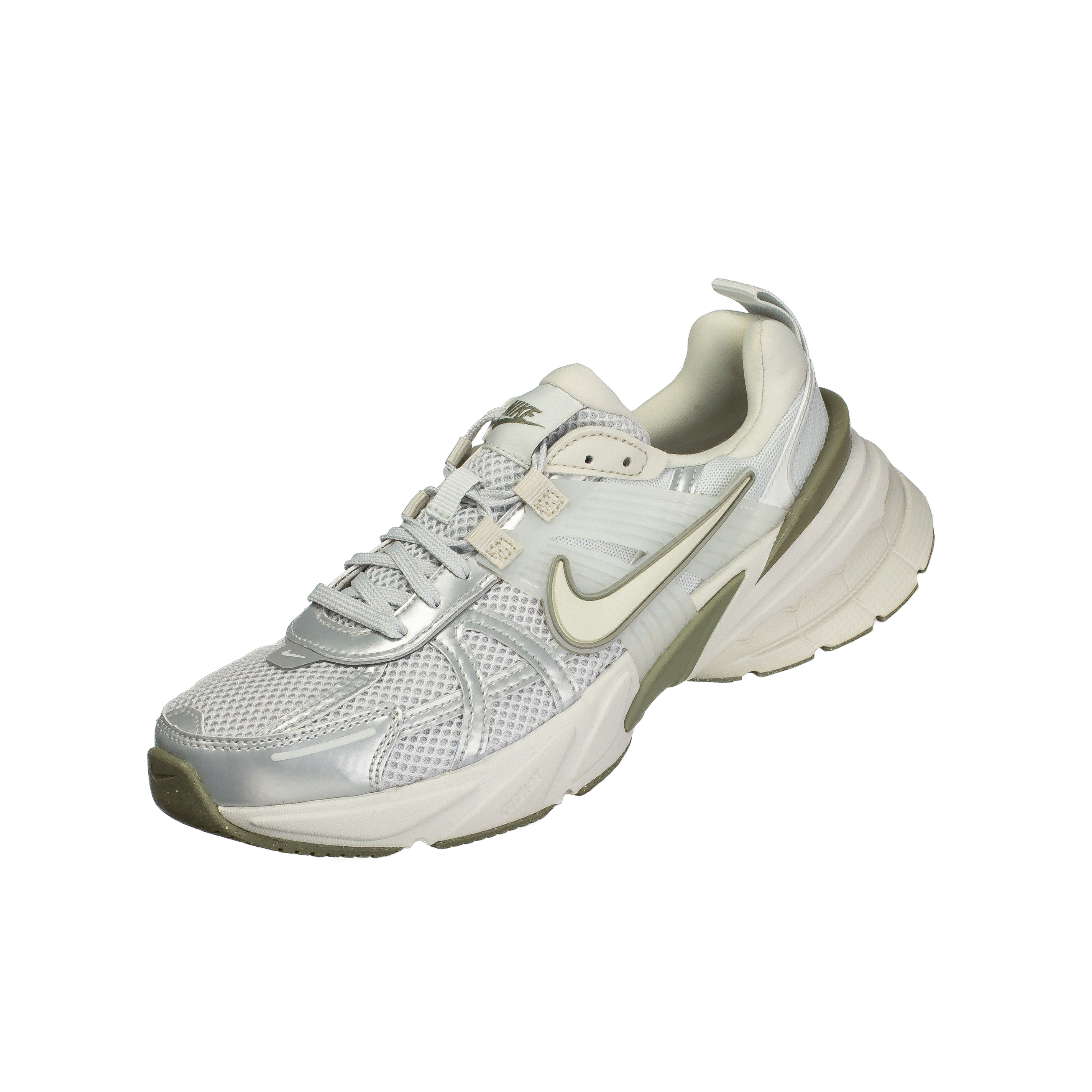 NIKE V2K RUN 运动舒适百搭低帮跑步鞋女款灰绿色 FD0736-006