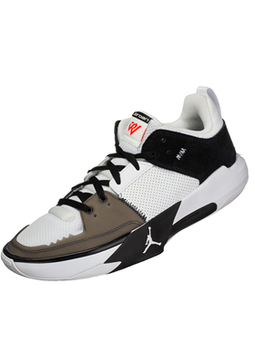 JORDAN ONE TAKE 5 PF 舒适低帮实战篮球鞋男款白黑色 FD2336-101