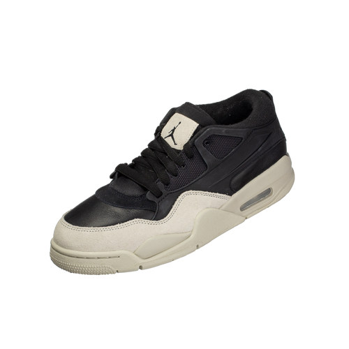JORDAN 4 RM 复古时尚防滑低帮篮球鞋男款黑米 FQ7939-001