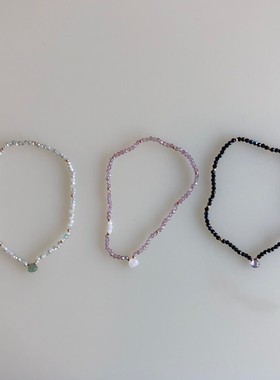 weloveeva/acc韩饰|买手店mirabelle同款温柔原石串珠手链