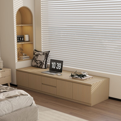 【ENF级实木板】飘窗柜地柜可坐