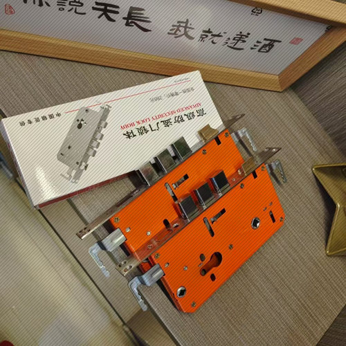 24240钢面铜舌桔红锁体天蓝圆头