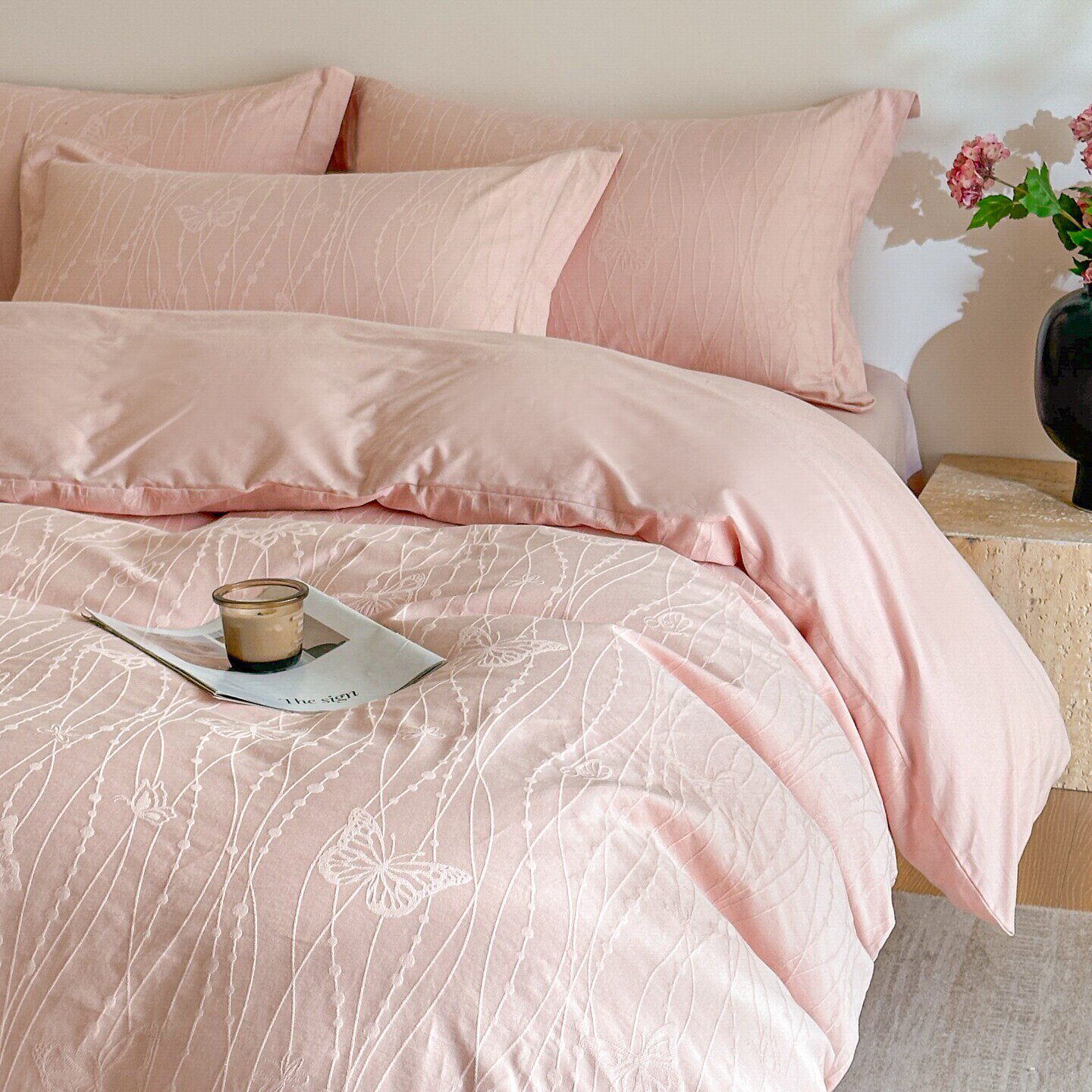 高级感A类2026新款纯棉四件套100全棉床单被套轻奢主卧室床上用品