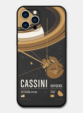 Cassini卡西尼号太空探测器手机壳适用iPhone17ProMax宇宙小米17NASA防摔荣耀500新小众红米K90学生iqooNEO12