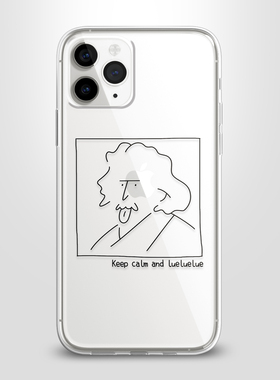 爱因斯坦LueLueLue手机壳略略略创意苹果16Promax液态新款华为Mate70小众iPhone15有趣艺术家全包小米15防摔
