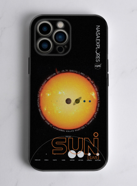 太阳系行星适用小米15Pro男生手机壳理工科苹果16iPhone宇宙NASA太空NOVA13全包IQOONEO10液态硅胶红米K80潮