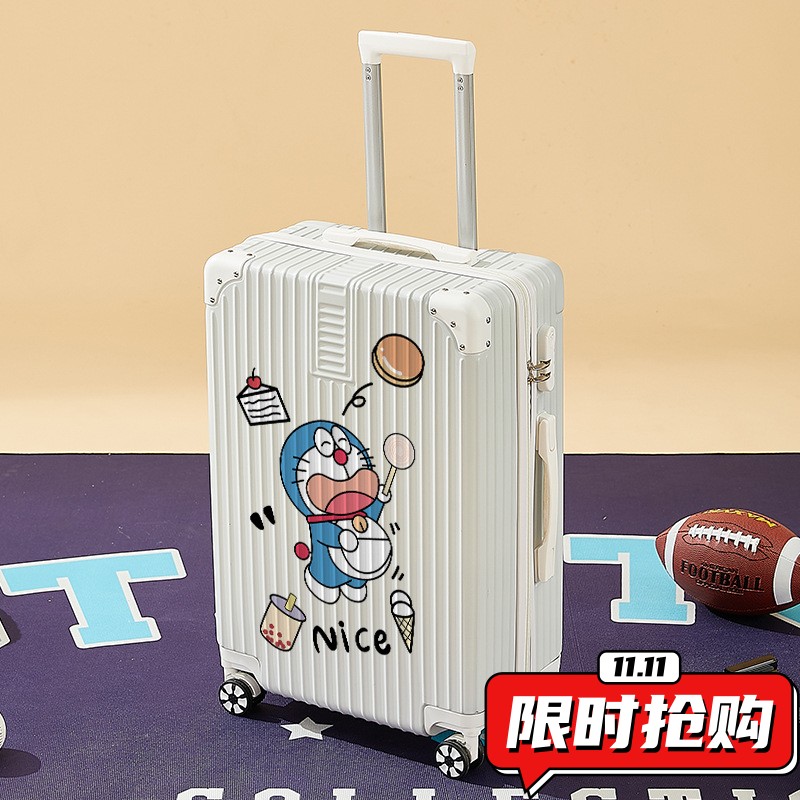 卡通创意学生万向轮皮箱子大容量结实耐用子母拉杆箱便携行李zj31