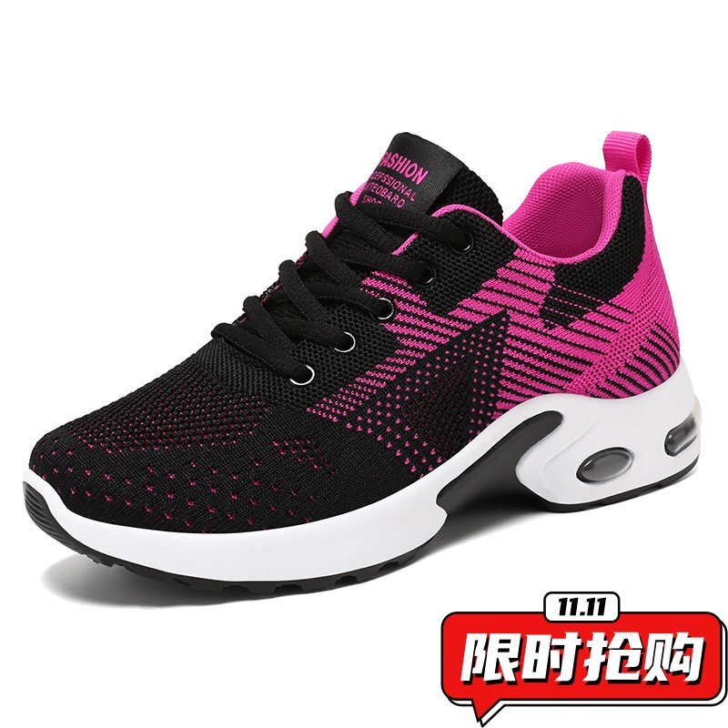 鞋子女鞋运动鞋新款大码软底气垫跑步鞋网面透气休闲单鞋ZX28
